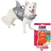 Frisco Shark Dog Life Jacket & KONG Aqua Dog Toy -Frisco 303588 MAIN. AC SS1800 V1623060442