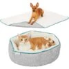 Frisco Sherpa Dog & Cat Blanket & Frisco Sherpa Hexagon Bolster Cat & Dog Bed -Frisco 303598 MAIN. AC SS1800 V1623064658