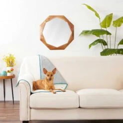 Frisco Sherpa Dog & Cat Blanket & Frisco Sherpa Hexagon Bolster Cat & Dog Bed -Frisco 303598 PT3. AC SS1800 V1623082359