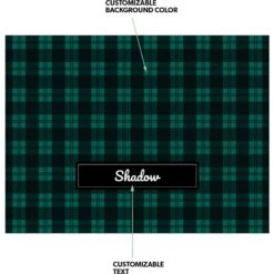 Frisco Personalized Plaid Sherpa Cat & Dog Blanket, 30" X 40" -Frisco 303832 PT3. AC SS1800 V1637609812