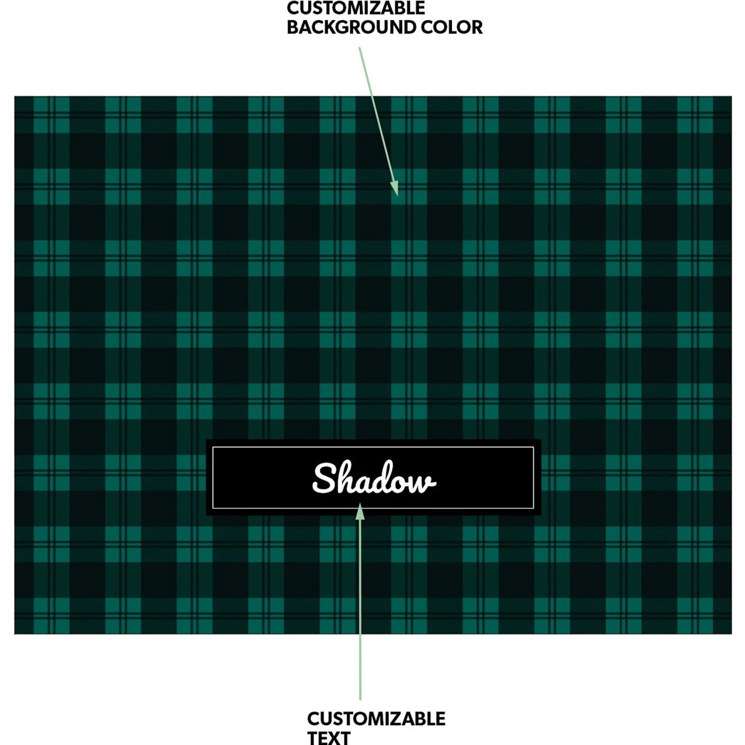 Frisco Personalized Plaid Soft Fleece Cat & Dog Blanket, 30" X 40" 6 Frisco Personalized Plaid Soft Fleece Cat & Dog Blanket, 30" X 40" - Image 4