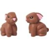 Frisco Easter Chocolate Bunnies Latex Squeaky Dog Toy