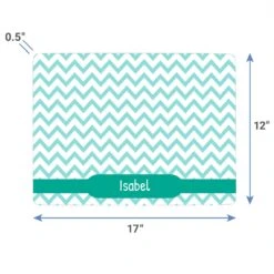 Frisco Personalized Chevron Dog & Cat Placemat -Frisco 306754 PT3. AC SS1800 V1636120540