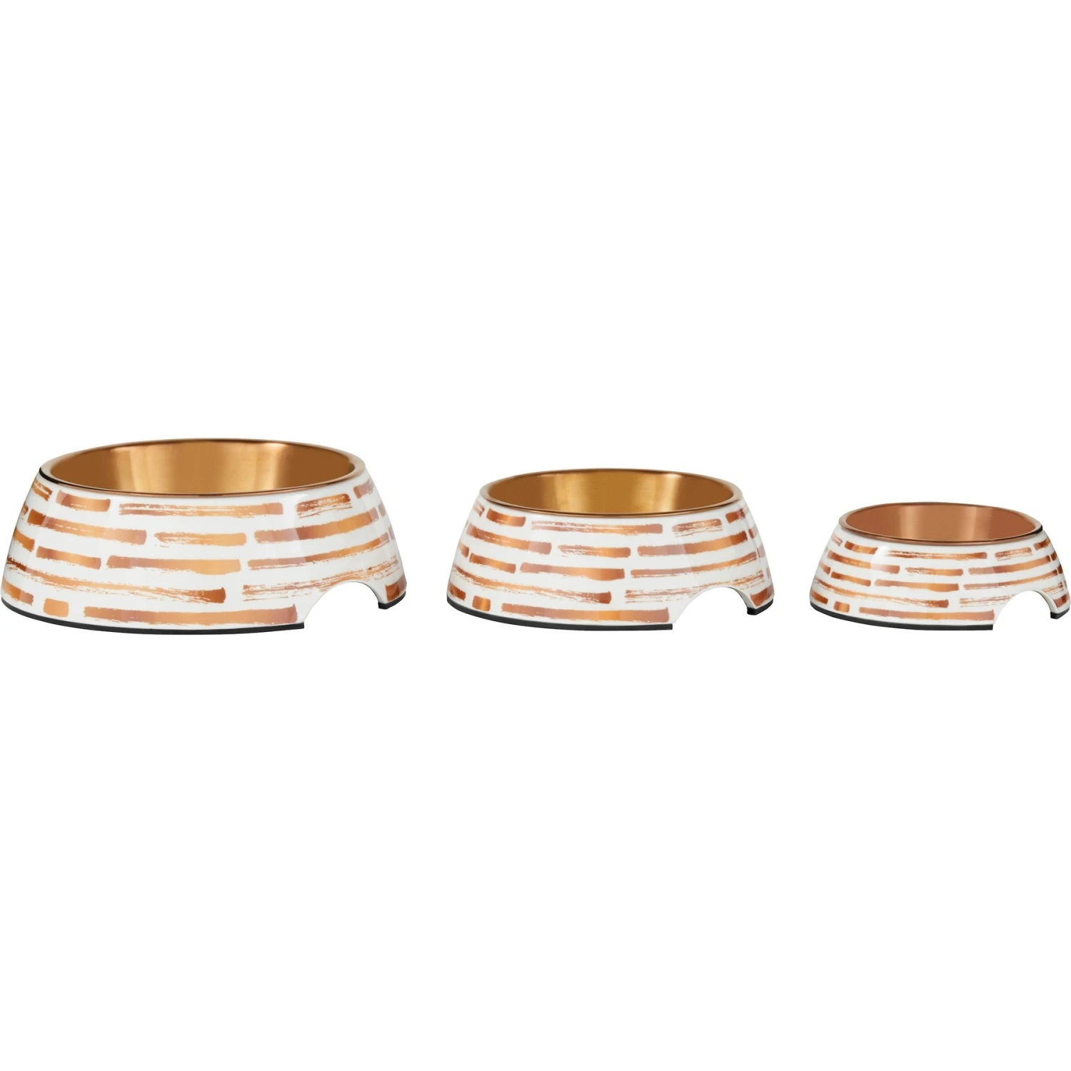 Frisco Copper Print Design Stainless Steel Dog & Cat Bowl 8 Frisco Copper Print Design Stainless Steel Dog & Cat Bowl - Image 6