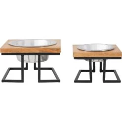 Frisco Premium Wood Elevated Single Dog & Cat Bowl 14 Frisco Premium Wood Elevated Single Dog & Cat Bowl -Frisco 331493 PT5. AC SS1800 V1657656891