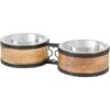 Frisco Premium Elevated Bone Design Stainless Steel Double Diner Dog & Cat Bowl -Frisco 331499 MAIN. AC SS1800 V1657656892