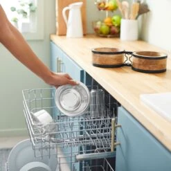 Frisco Premium Elevated Bone Design Stainless Steel Double Diner Dog & Cat Bowl -Frisco 331499 PT6. AC SS1800 V1657656892