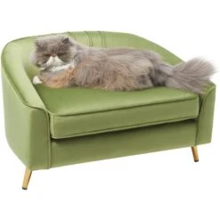 Frisco Elevated Curved Dog & Cat Sofa Bed With Removable Cover -Frisco 331628 PT2. AC SS1800 V1643928761