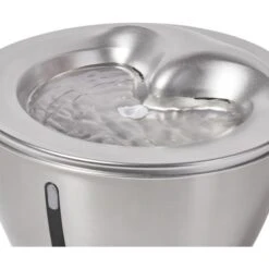 Frisco Stainless Steel Heart Dog & Cat Fountain -Frisco 355816 PT2. AC SS1800 V1665174561