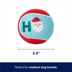 Frisco Holiday Ho Ho Ho Fetch Squeaky Tennis Ball Dog Toy 8 Frisco Holiday Ho Ho Ho Fetch Squeaky Tennis Ball Dog Toy -Frisco 360952 PT1. AC SS1800 V1695045722