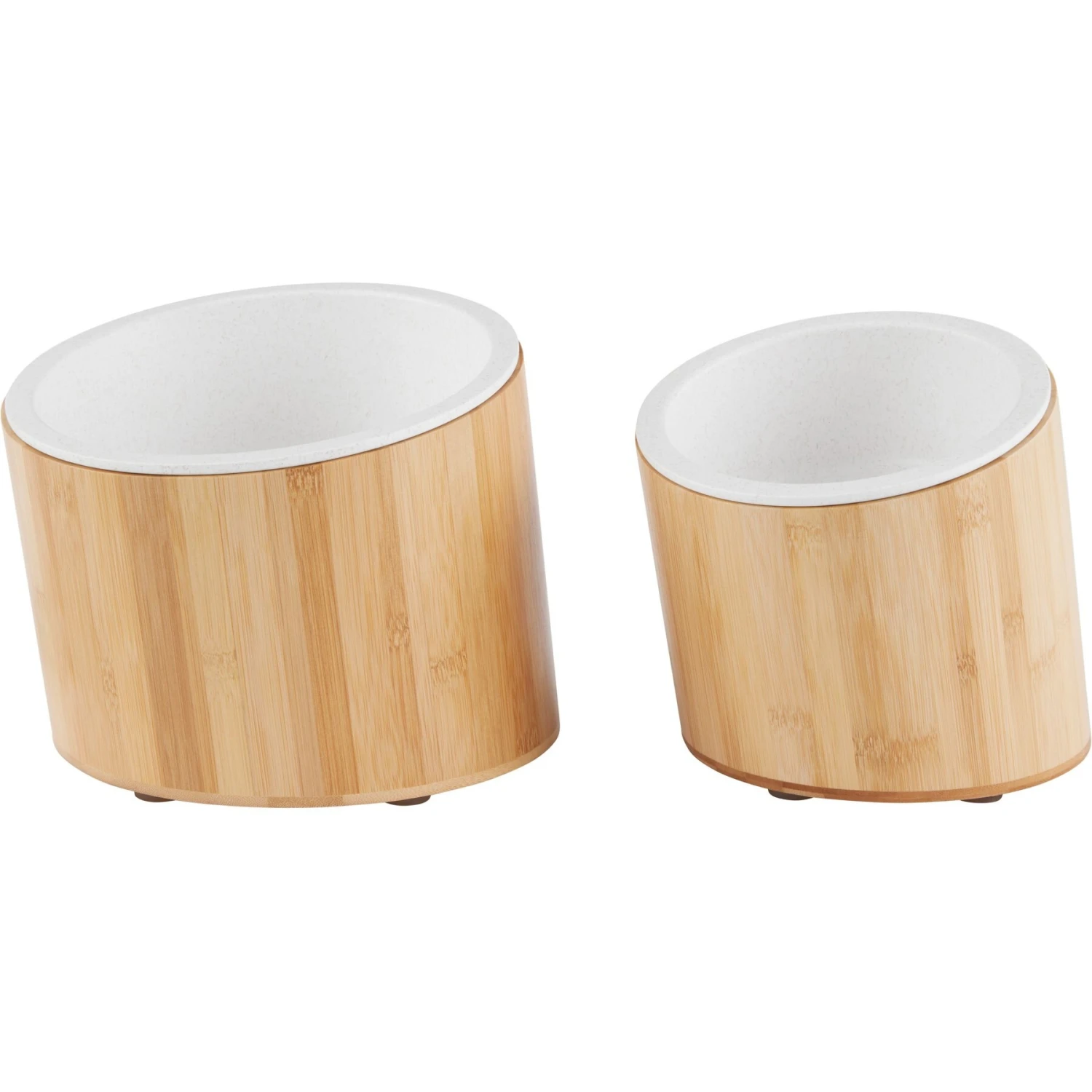 Frisco Elevated Slanted Bamboo Melamine Non-Skid Dog Bowl With Bamboo Stand 7 Frisco Elevated Slanted Bamboo Melamine Non-Skid Dog Bowl With Bamboo Stand - Image 5
