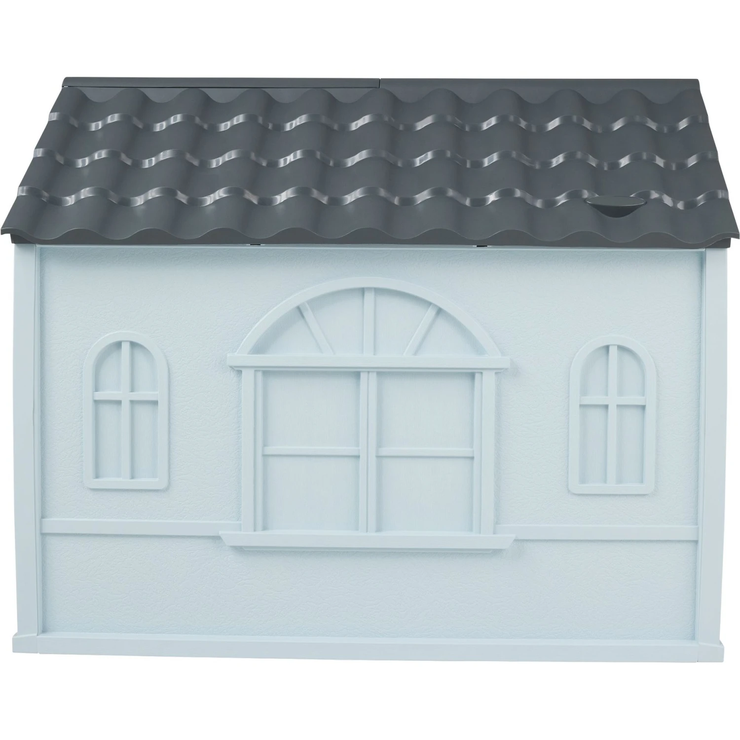 Frisco Deluxe Plastic Outdoor Dog House 6 Frisco Deluxe Plastic Outdoor Dog House - Image 4