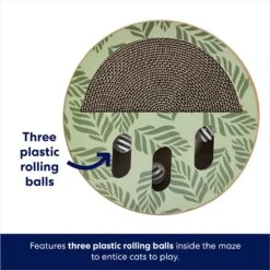 Frisco Interactive Maze & Scratch Cardboard Cat Toy Box With Catnip, Palms 10 Frisco Interactive Maze & Scratch Cardboard Cat Toy Box With Catnip, Palms -Frisco 506130 PT2. AC SS1800 V1671551754