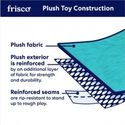 Frisco Spring Wheelbarrow Hide And Seek Puzzle Plush Squeaky Dog Toy -Frisco 541510 PT3. AC SS1800 V1700163030