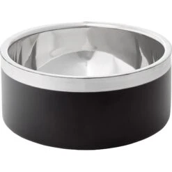 Frisco Insulated Two-Toned Non-Skid Stainless Steel Dog & Cat Bowl + 3 Items -Frisco 630886 PT7. AC SS1800 V1662738451