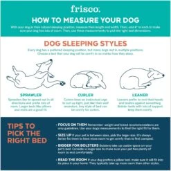 Frisco Plush Orthopedic Pillowtop Dog Bed W/Removable Cover + 4 Items 13 Frisco Plush Orthopedic Pillowtop Dog Bed W/Removable Cover + 4 Items -Frisco 630910 PT2. AC SS1800 V1662741538