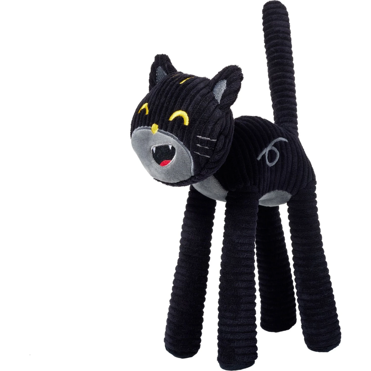 Frisco Halloween Cutie Black Cat Plush Squeaky Dog Toy 3 Frisco Halloween Cutie Black Cat Plush Squeaky Dog Toy
