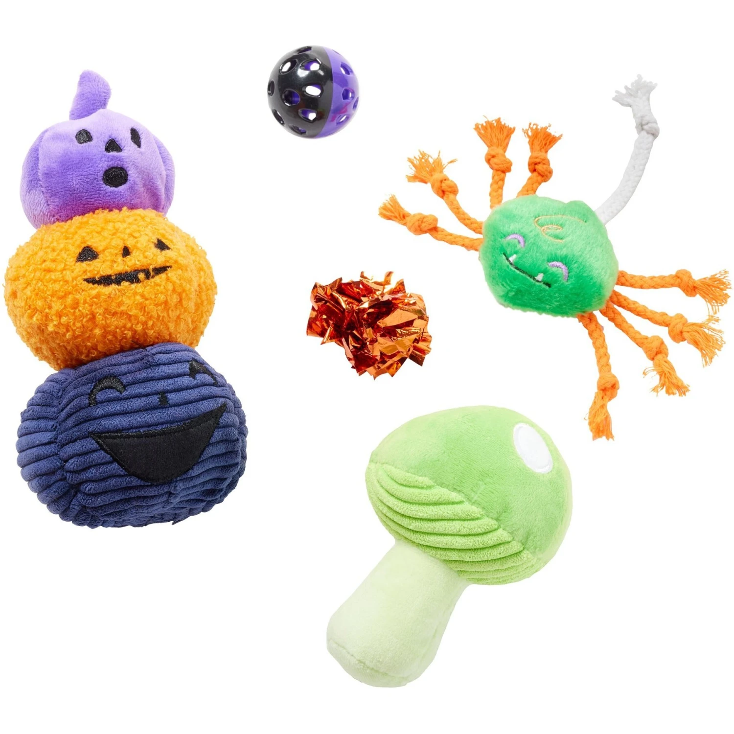 Frisco Halloween Mystical Variety Pack Plush & Balls Cat Toy With Catnip 3 Frisco Halloween Mystical Variety Pack Plush & Balls Cat Toy With Catnip