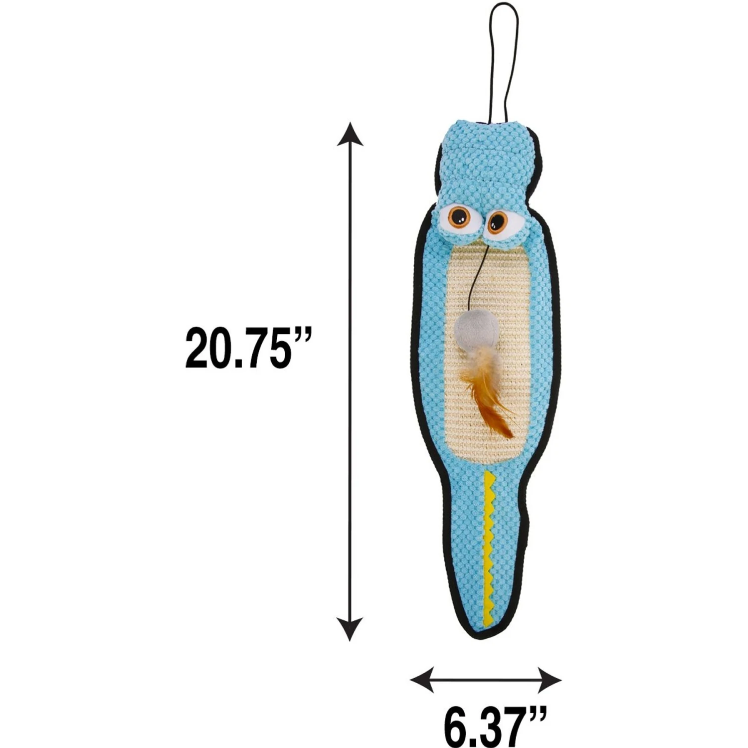 Frisco Natural Catnip & Hartz Cattraction Silver Vine & Catnip Gator Cat Scratcher Toy, Color Varies 10 Frisco Natural Catnip & Hartz Cattraction Silver Vine & Catnip Gator Cat Scratcher Toy, Color Varies - Image 8