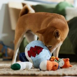 Frisco Holiday Melting Snow Globe Hide & Seek Puzzle Plush Squeaky Dog Toy -Frisco 739910 PT3. AC SS1800 V1695045656