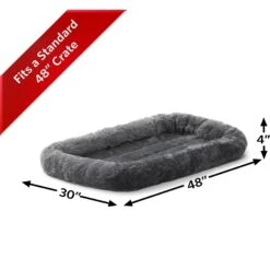 Frisco Heavy Duty Enhanced Lock Double Door Fold & Carry Wire Dog Crate & Mat Kit & MidWest Quiet Time Fleece Dog Crate Mat -Frisco 947398 PT6. AC SS1800 V1693921543