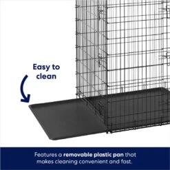 Frisco XX-Large Heavy Duty Double Door Wire Dog Crate, 54 Inch -Frisco 97489 PT5. AC SS1800 V1667229086